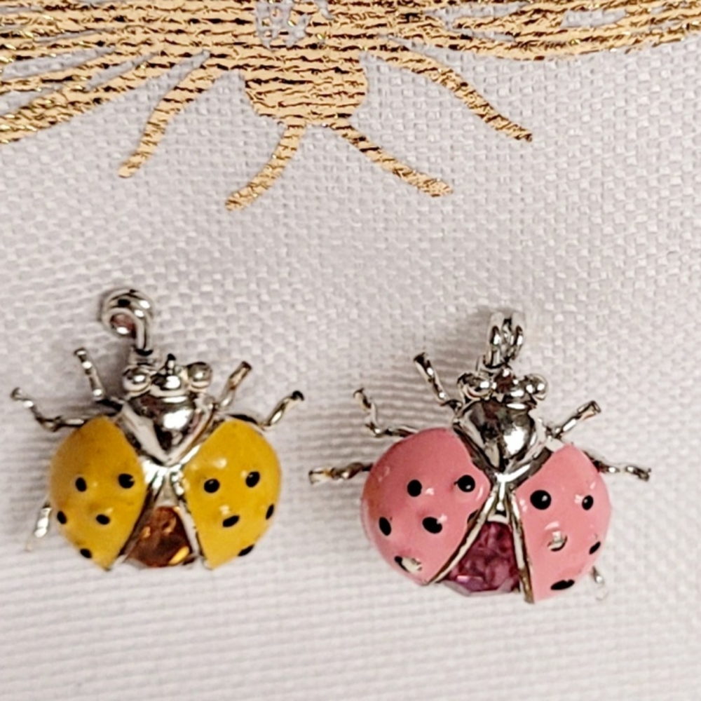LADYBUG BIRTHSTONE PINS